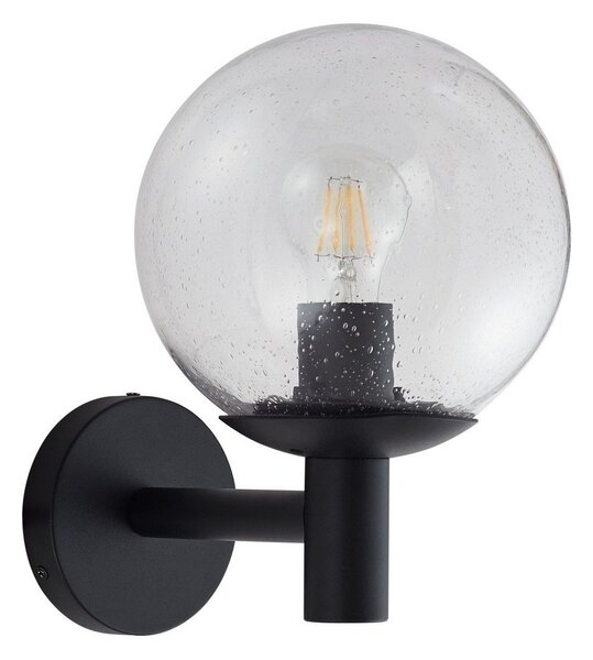 Lampade da esterno Lindby, Dangan, dimmerabile, Nero, Balcone, Vetro, Moderno