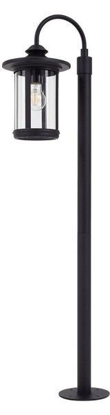 Lampade da esterno Lindby, Zayn, dimmerabile, Nero, Terrazza, Alluminio, Antico