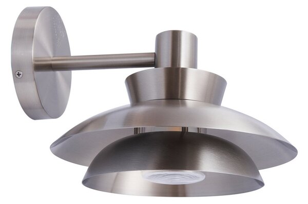 Lampade da esterno Lucande, Thais, dimmerabile, Metallizzato, Terrazza, Acciaio inossidabile, Moderno