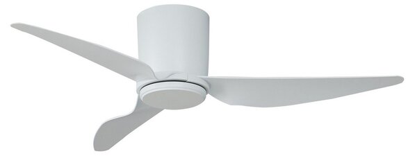 Ventilatore da soffitto Aulo Ø 123 cm bianco DC silenzioso - Lindby Lindby, Aulo, Bianco, Soggiorno, Metallo, Moderno