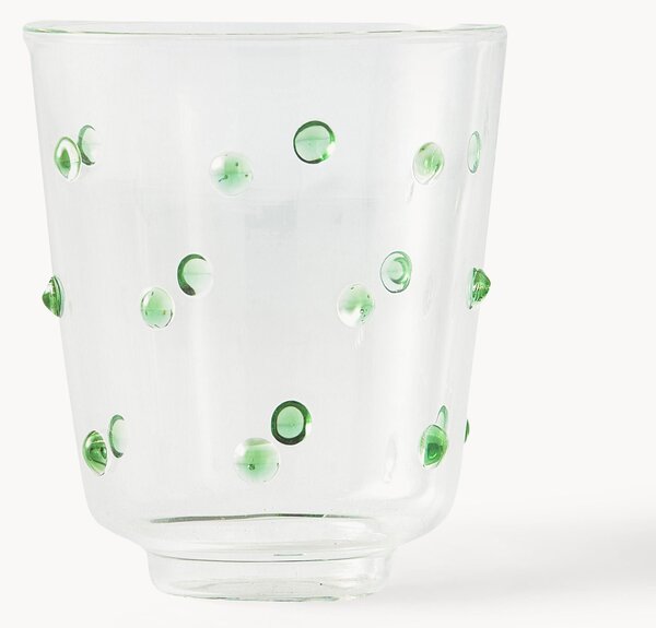 Set di 2 bicchieri in vetro borosilicato soffiato Nob