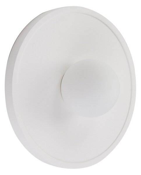 Applique da parete Lindby, Nielson, dimmerabile, Bianco, Soggiorno, Gesso / Argilla, Moderno