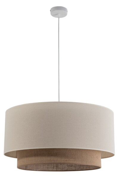 Lampada a sospensione Duolla, Boho, dimmerabile, Beige, Camera da letto, Metallo, Boho