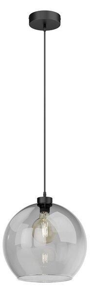 Lampada a sospensione TK Lighting, Cubus, dimmerabile, Grigio, Soggiorno, Vetro, Moderno