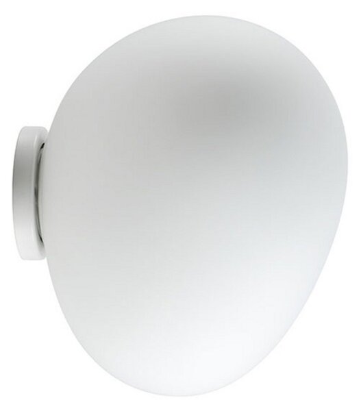 Applique da parete Foscarini, Gregg MIDI, dimmerabile, Bianco, Soggiorno, Vetro, Design