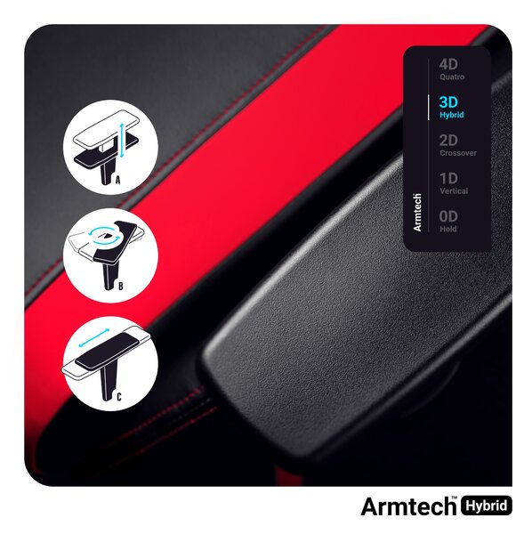 Sedia da gaming Diablo X-Horn 2.0 King Size: nero-rosso
