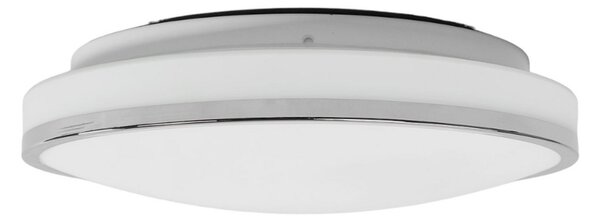 Plafoniera Lindby, Lyss, Bianco, Bagno, Vetro, Moderno