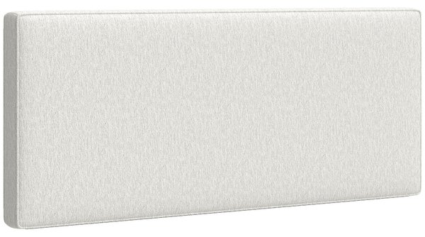 HOMCOM Testiera da parete sospesa imbottita, tessuto effetto lino, 140 x 60 cm, Crema | Aosom Italy