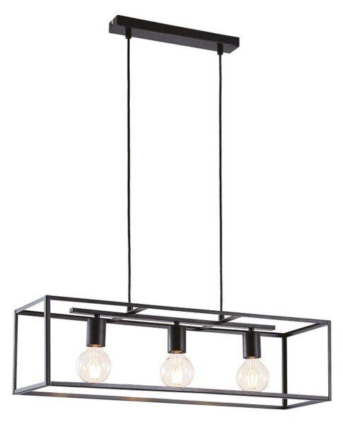 Lampada a sospensione Lindby, Emily, dimmerabile, Nero, Cucina, Metallo, Moderno
