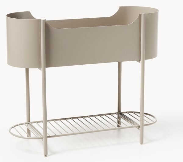 Fioriera in metallo Taru, alt. 65 cm