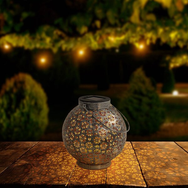 Näve Lampada solare 52854, Cromo / Argento, Metallo, Lampada solare