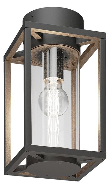 Lampade da esterno Lucande, Ferda, dimmerabile, Nero, Terrazza, Alluminio, Moderno