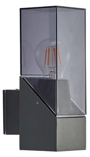 Lampade da esterno Lucande, Fiola, dimmerabile, Nero, Balcone, Metallo, Moderno