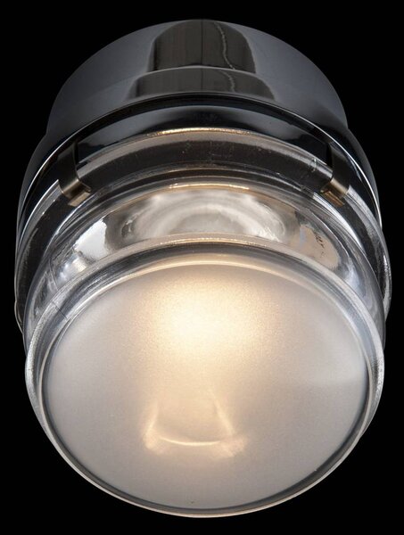 Oluce Applique da parete di design Fresnel, Cromo / Argento, Bagno, Metallo, Design, Applique