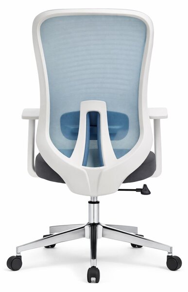 Sedia da ufficio ergonomica con schienale in rete e braccioli regolabili