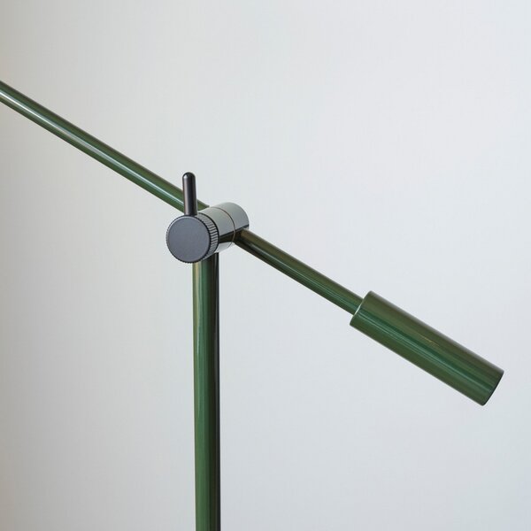 Lampada da terra Belid, dimmerabile, Verde, Soggiorno, Metallo, Design