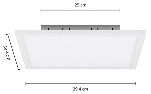 Plafoniera Arcchio, Lysander, dimmerabile, Bianco, Studio / Ufficio, Alluminio, Moderno