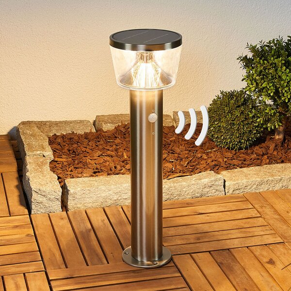 Lampade da esterno Lindby, Antje, Metallizzato, Terrazza, Acciaio inossidabile, Moderno