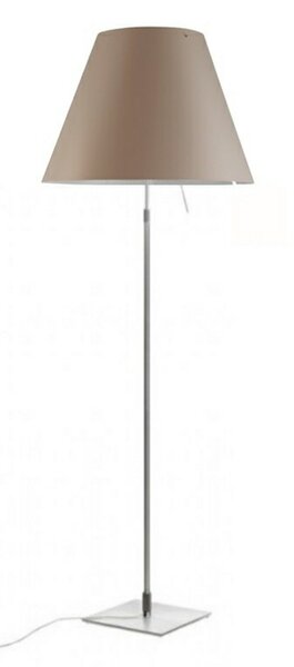 Lampada da terra Luceplan, Marrone / Ruggine, Soggiorno, Alluminio