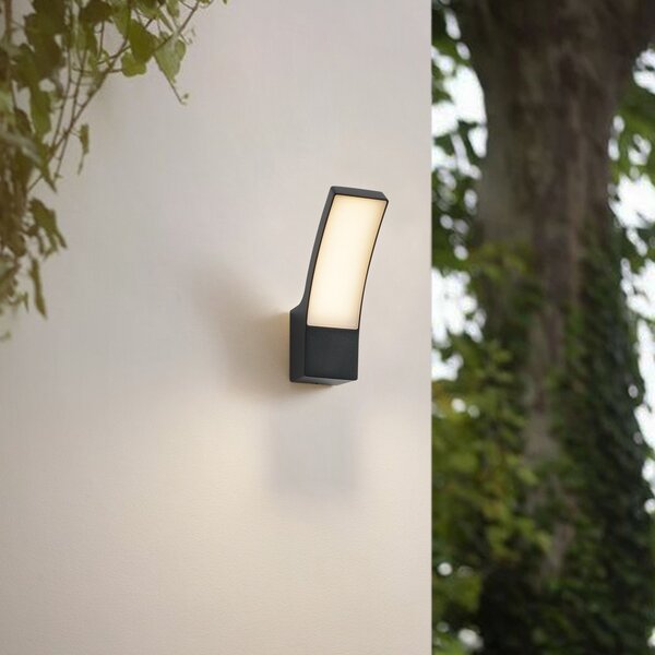 Lampade da esterno Lindby, Ilvita, Nero, Balcone, Alluminio, Moderno