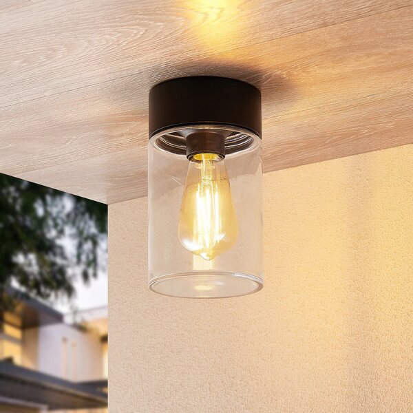 Lampade da esterno Arcchio, Liljana, dimmerabile, Nero, Vetro, Moderno