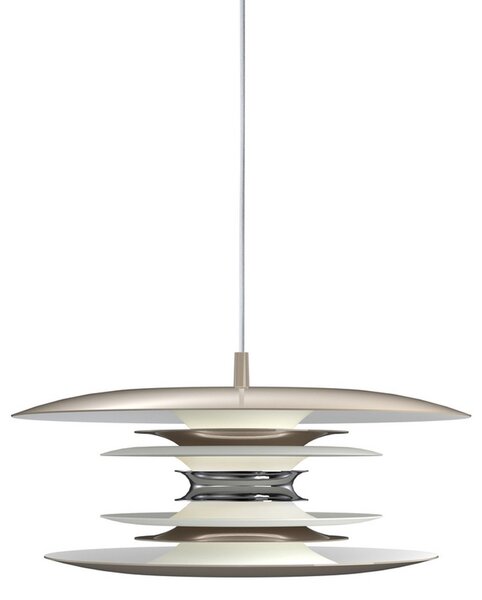 Lampada a sospensione Belid, dimmerabile, Grigio, Soggiorno, Metallo, Design