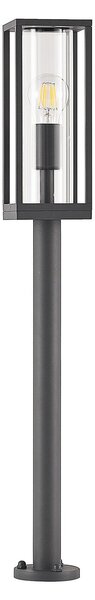 Lampade da esterno Lindby, Giavanna, dimmerabile, Nero, Vetro, Moderno