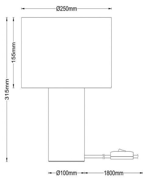 Lucide Lampada da tavolo Tachina, Legno scuro, Soggiorno / Sala da pranzo, Legno, Lampada da tavolo