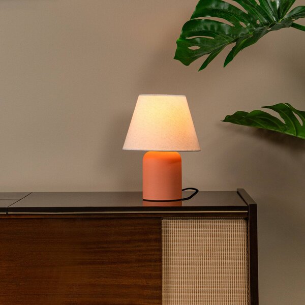 Lucide Lampada da tavolo Macia, Terracotta, Soggiorno / Sala da pranzo, Ceramica, Lampada da tavolo