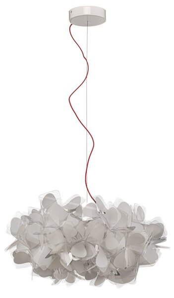 Lampada a sospensione Slamp, Clizia Mama Non Mama, dimmerabile, Bianco, Soggiorno, Plastica, Design