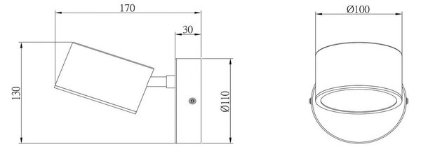 Lucide Applique da parete a LED Gian, dimmerabile, Crema / Ambra, Soggiorno / Sala da pranzo, Metallo, Moderno, Applique a LED