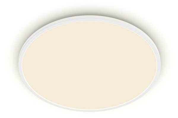 Plafoniera Philips, Superslim, dimmerabile, Bianco, Bagno, Metallo