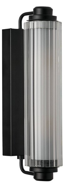 Applique da parete Nordlux, Nimal Double, dimmerabile, Nero, Bagno, Plastica