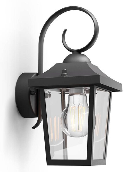 Lampade da esterno Philips, Buzzard, dimmerabile, Nero, Metallo, Vintage