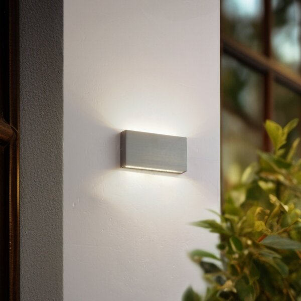 Lampade da esterno Lindby, Jarte, Metallizzato, Terrazza, Alluminio, Moderno