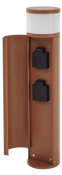 Lampade da esterno Lucande, Corban, dimmerabile, Marrone / Ruggine, Terrazza, Alluminio, Moderno