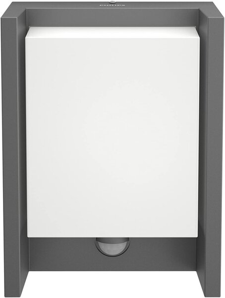 Philips myGarden Applique Arbour, 6 W, Lampada da esterno da parete, Antracite, Bianco, Alluminio, IP44, II, A filo