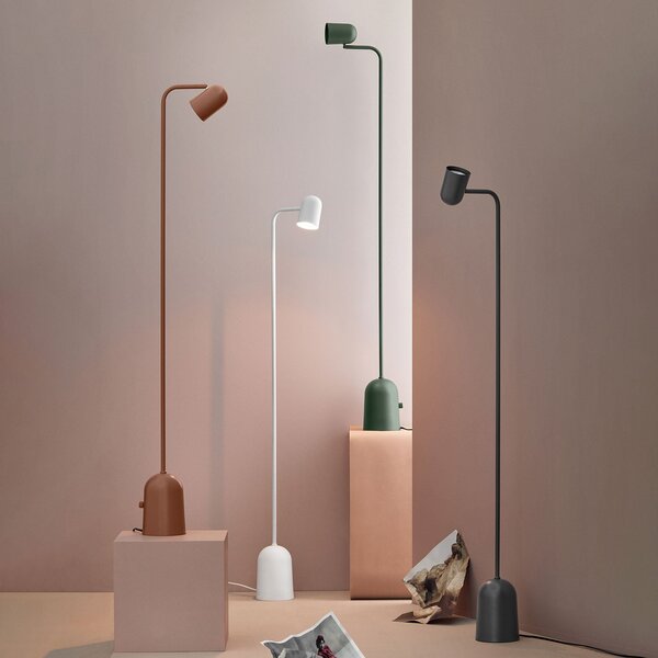 Lampada da terra Northern, Buddy floor, dimmerabile, Verde, Soggiorno, Metallo, Scandinavo