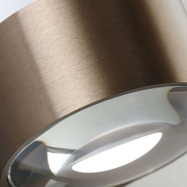 Applique da parete LIGHT-POINT, dimmerabile, Marrone / Ruggine, Soggiorno, Alluminio