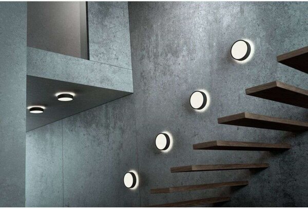 Plafoniera LIGHT-POINT, dimmerabile, Metallizzato, Cucina, Alluminio