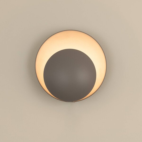 Globen Lighting Applique da parete ORBIT, Alluminio / Grigio / Zincato, Soggiorno / Sala da pranzo, Metallo, Moderno, Applique