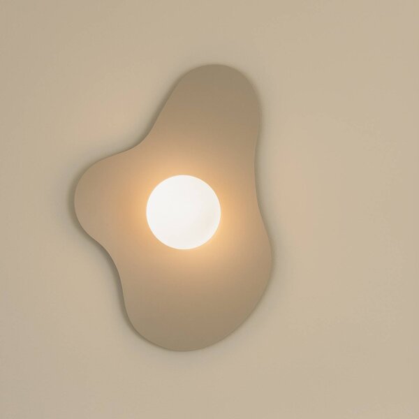 Globen Lighting Applique da parete ILLUSION, Alluminio / Grigio / Zincato, Soggiorno / Sala da pranzo, Vetro, Moderno, Applique
