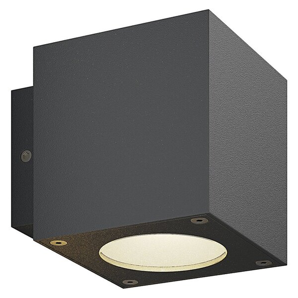 Lampade da esterno Lucande, JARNO, Nero, Balcone, Metallo, Moderno
