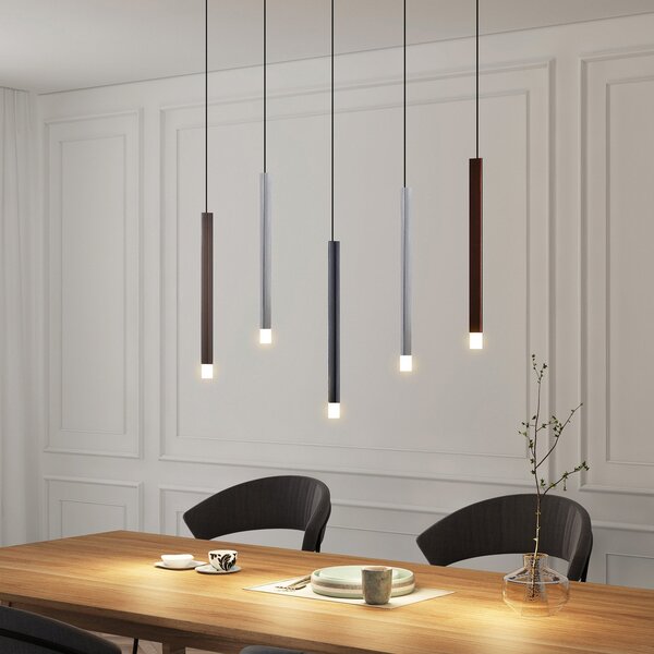 Lampada a sospensione Lucande, Stoika, dimmerabile, Multicolore, Cucina, Metallo, Moderno