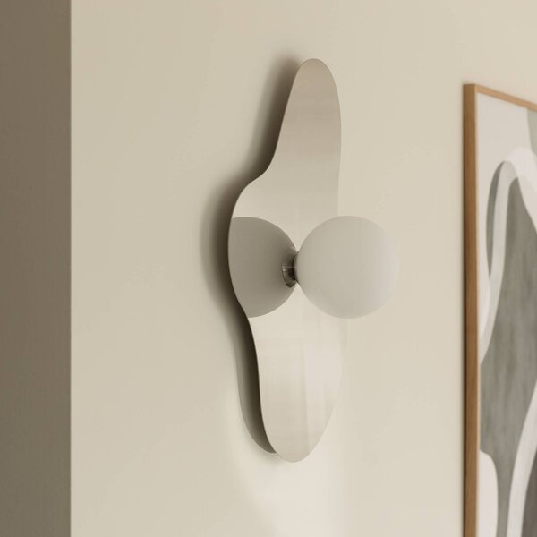 Globen Lighting Applique da parete ILLUSION, Cromo / Argento, Soggiorno / Sala da pranzo, Vetro, Moderno, Applique