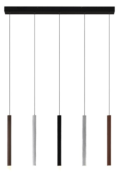 Lampada a sospensione Lucande, Stoika, dimmerabile, Multicolore, Cucina, Metallo, Moderno