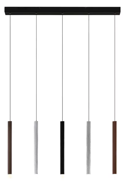Lampada a sospensione Lucande, Stoika, dimmerabile, Multicolore, Cucina, Metallo, Moderno