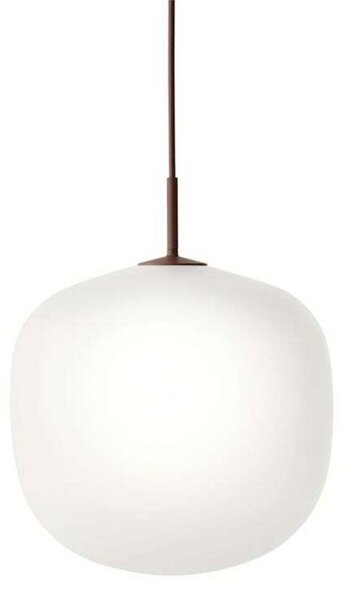 Lampada a sospensione Muuto, Rosso, Soggiorno, Vetro