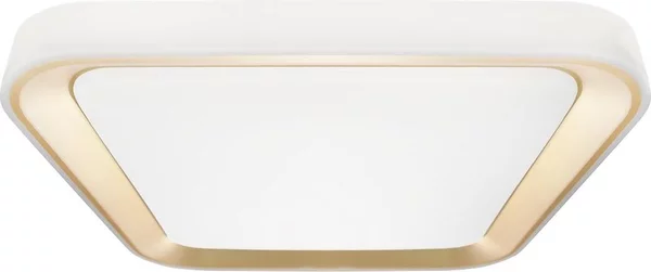 Plafoniera LED quadrata con telecomando QUADRO bianca 38W, tonalità di bianco, 3230 lm, plastica, dimensioni: 7x40x40 cm, IP20, Milagro