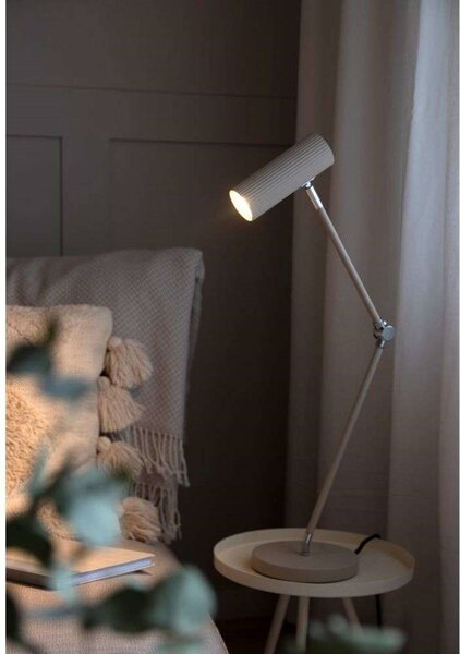 Globen Lighting Lampada da tavolo Hubble READ, Crema / Ambra, Soggiorno / Sala da pranzo, Metallo, Design, Lampada da tavolo